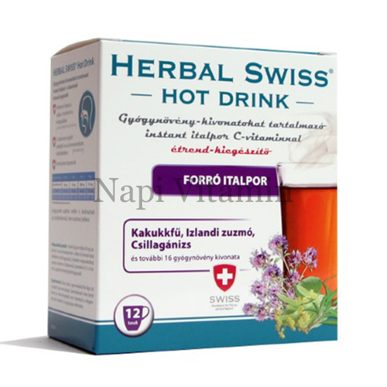 Herbal Swiss Hot Drink forró italpor 12x